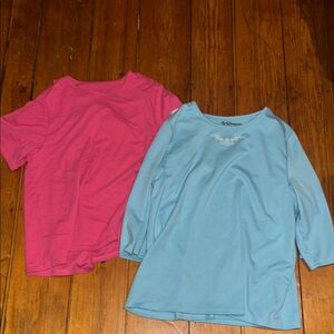 2 Silvert’s Adaptive Snap Open Back Shirts
